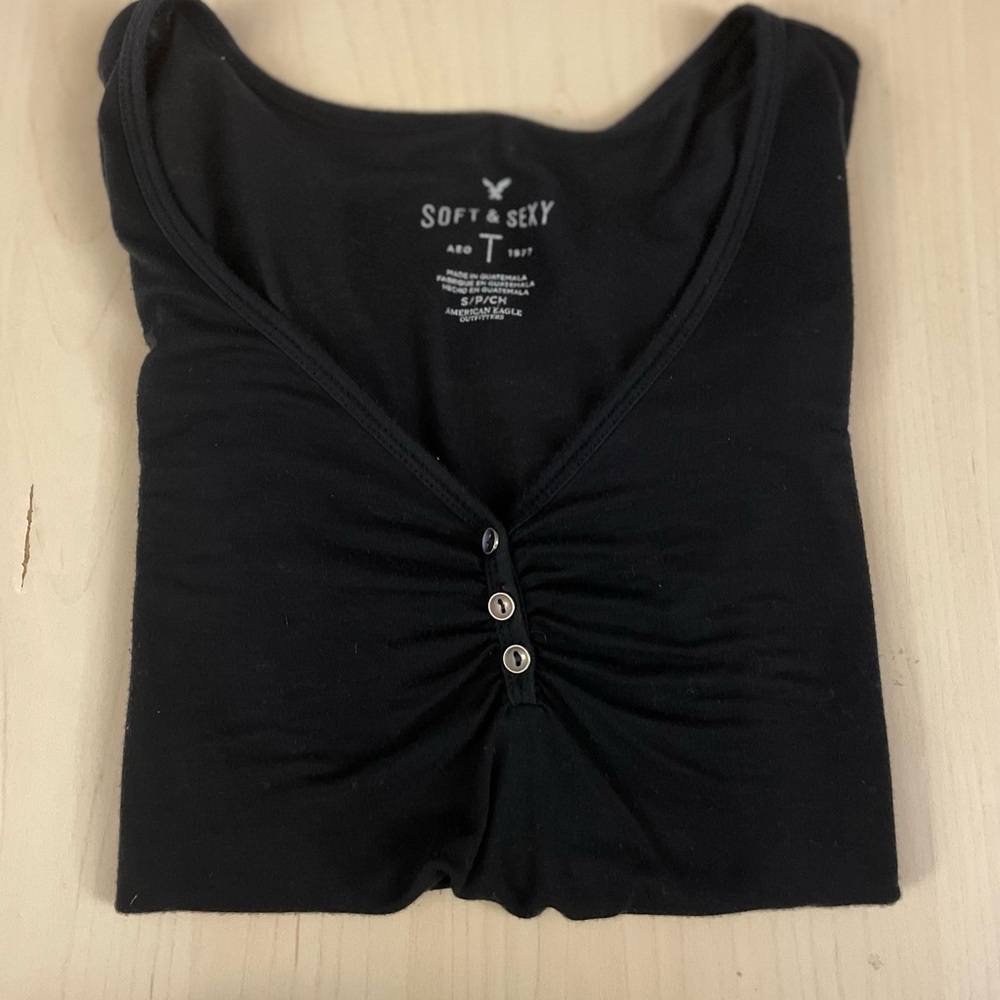 American Eagle Soft and Sexy black t-shirt